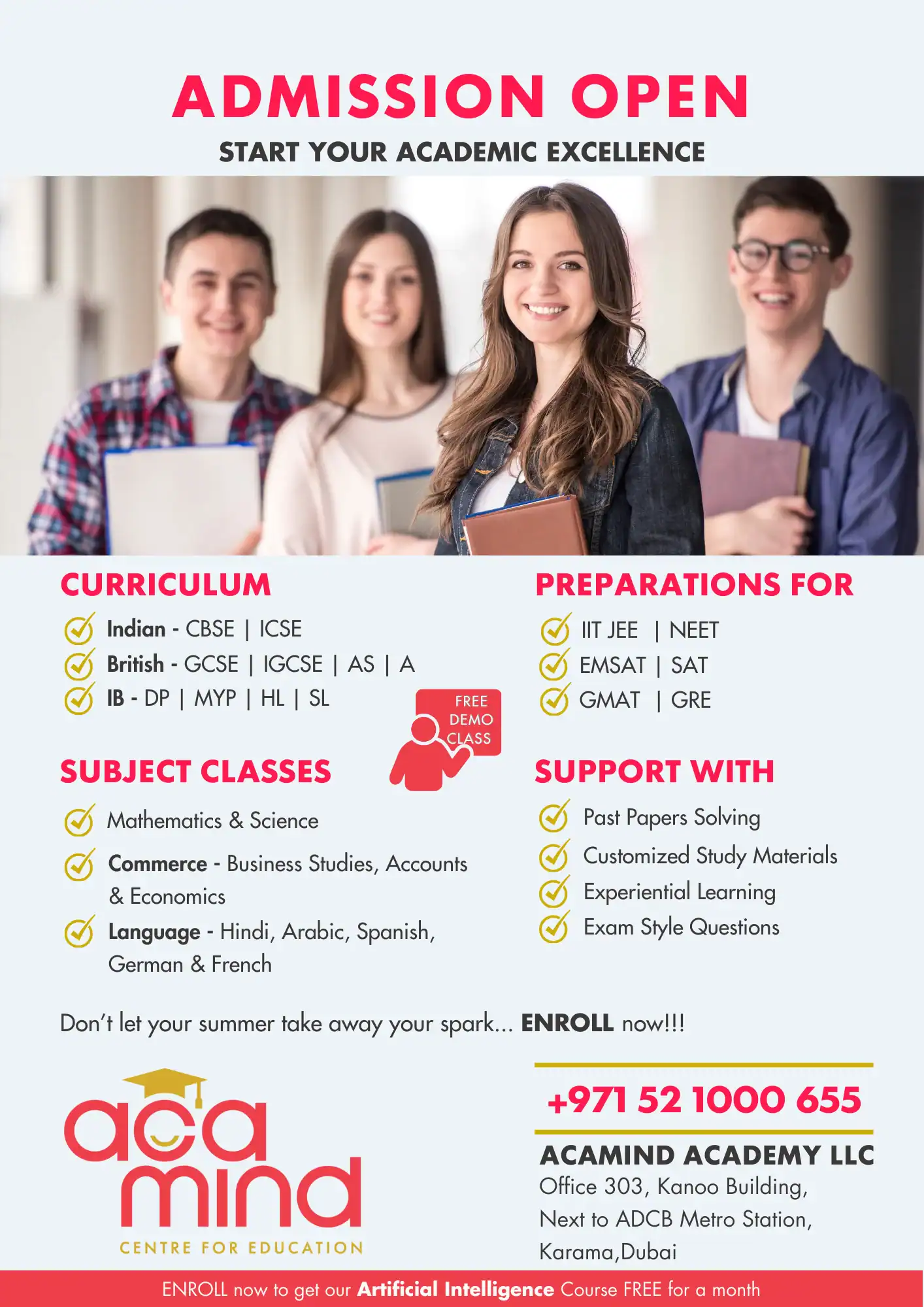Best Education Center In Dubai Acamind Academy