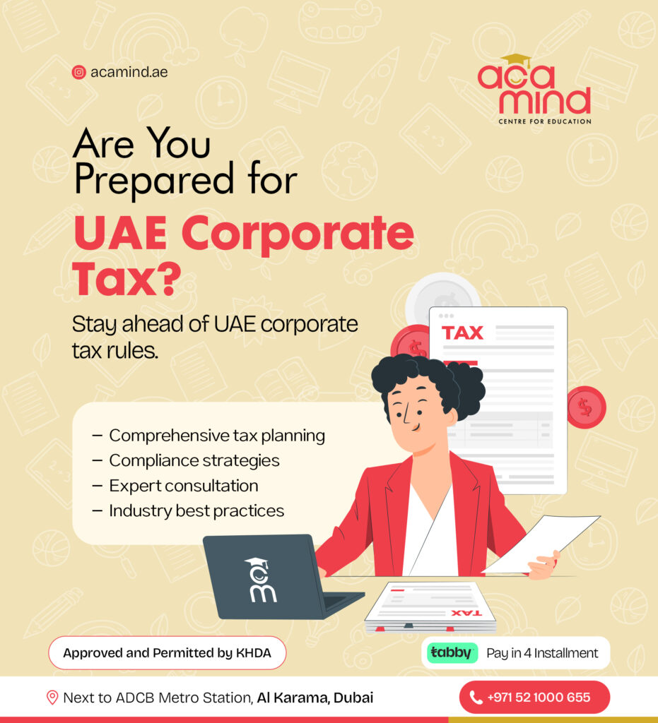 UAE Corporate Tax Training 1 day 6 hours