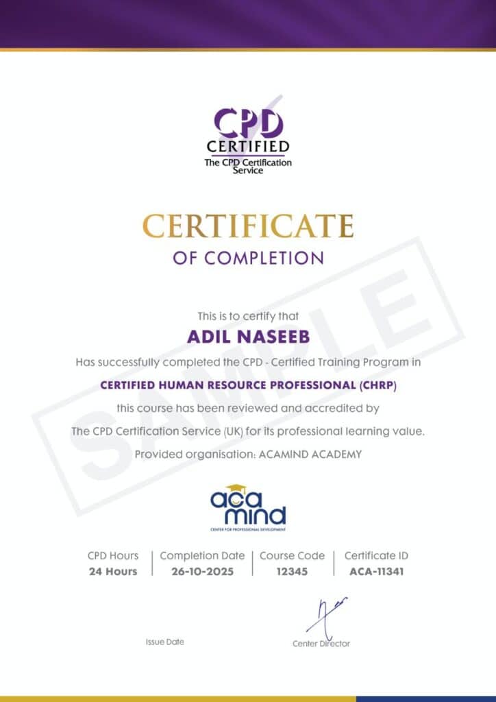 CPD Certificate