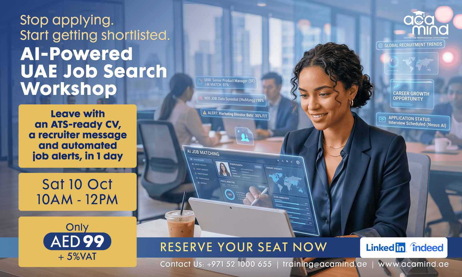 AI-Powered UAE Job Search Workshop poster